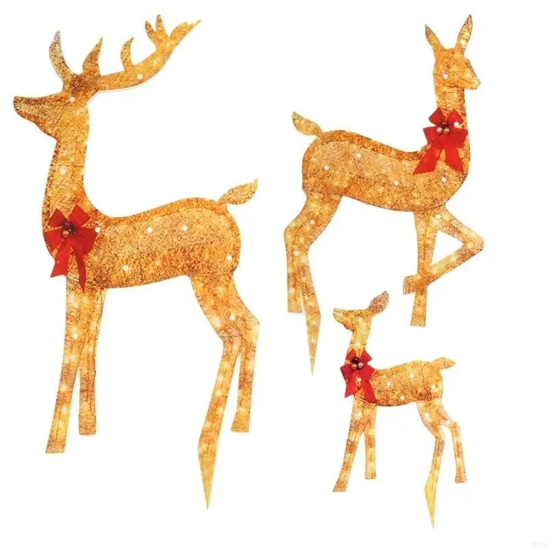 

Christmas Deer Garden Decoration Christmas Reindeers Light Acrylic Material