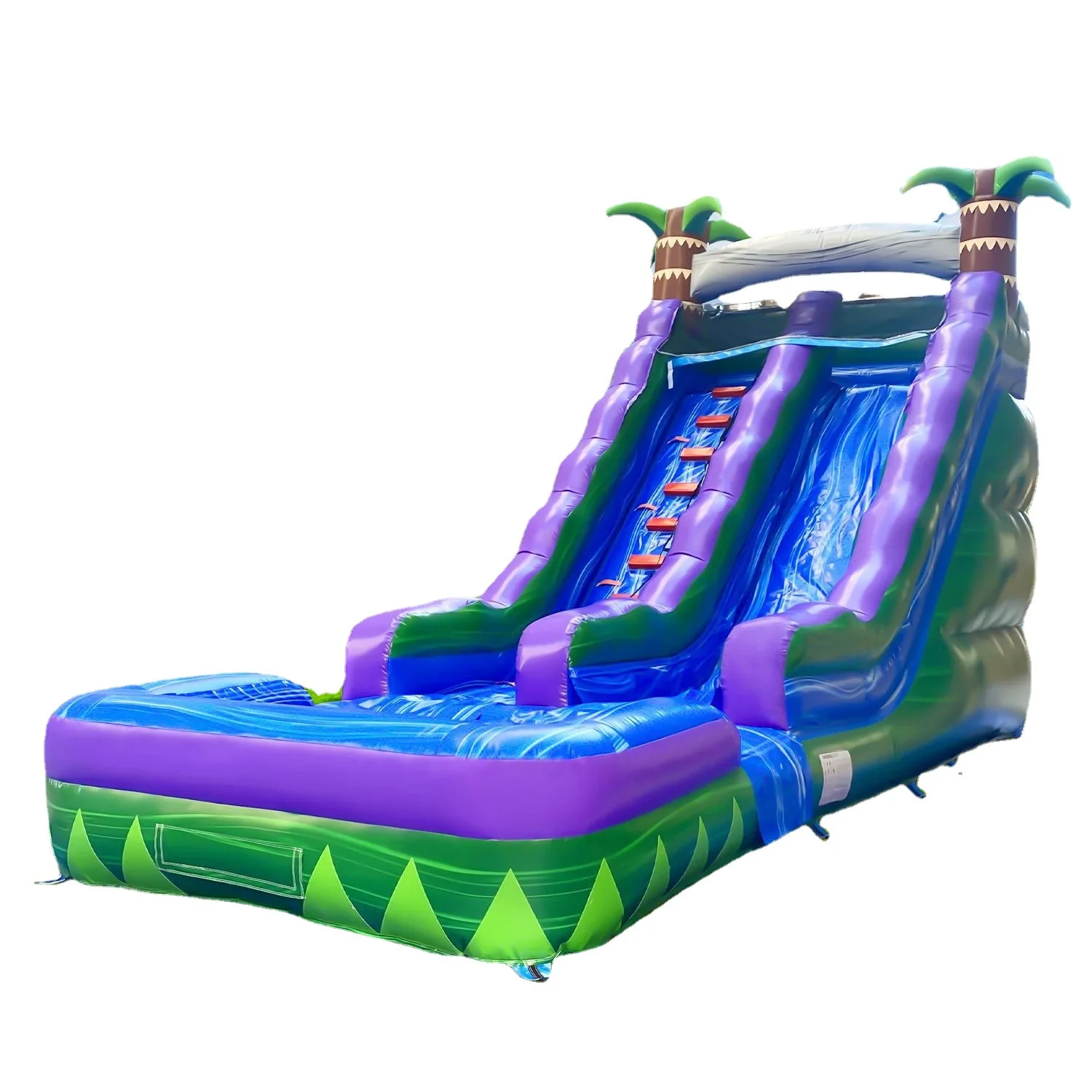 

8X4X5m Commercial Outdoor Kids Adults Party Jumping Bouncy Castle Waterslide Inflatable Water Slide