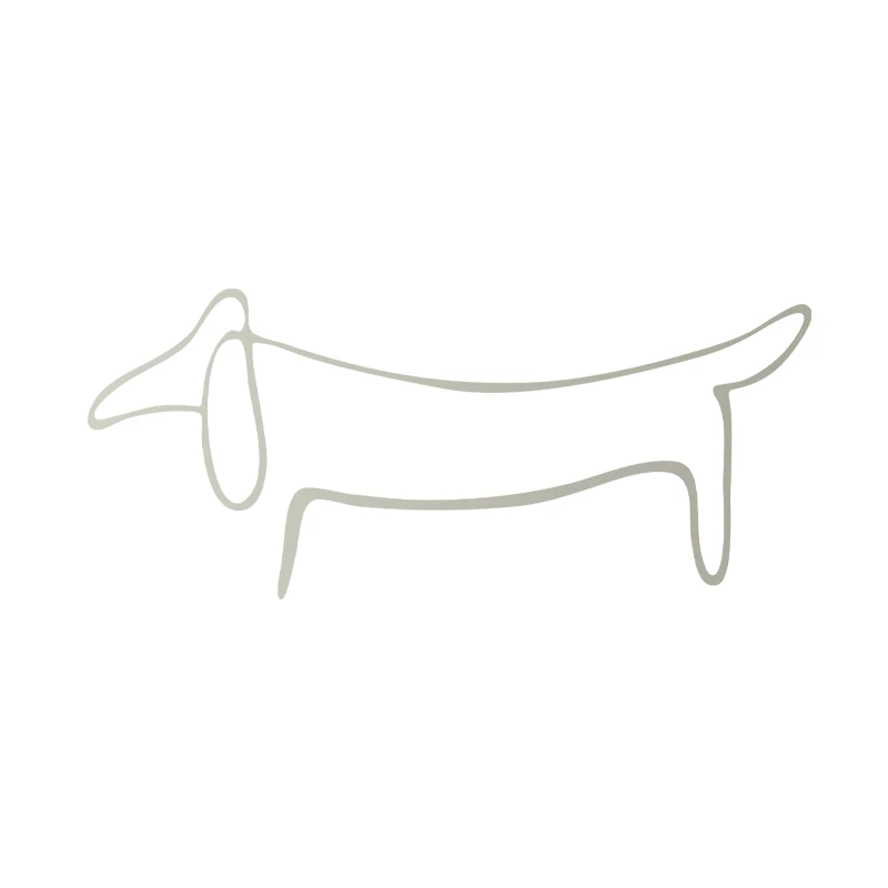 Teckel Weiner Hond Vinyl Sticker Picasso Art Love Decals voor autoruit Laptop decoratie