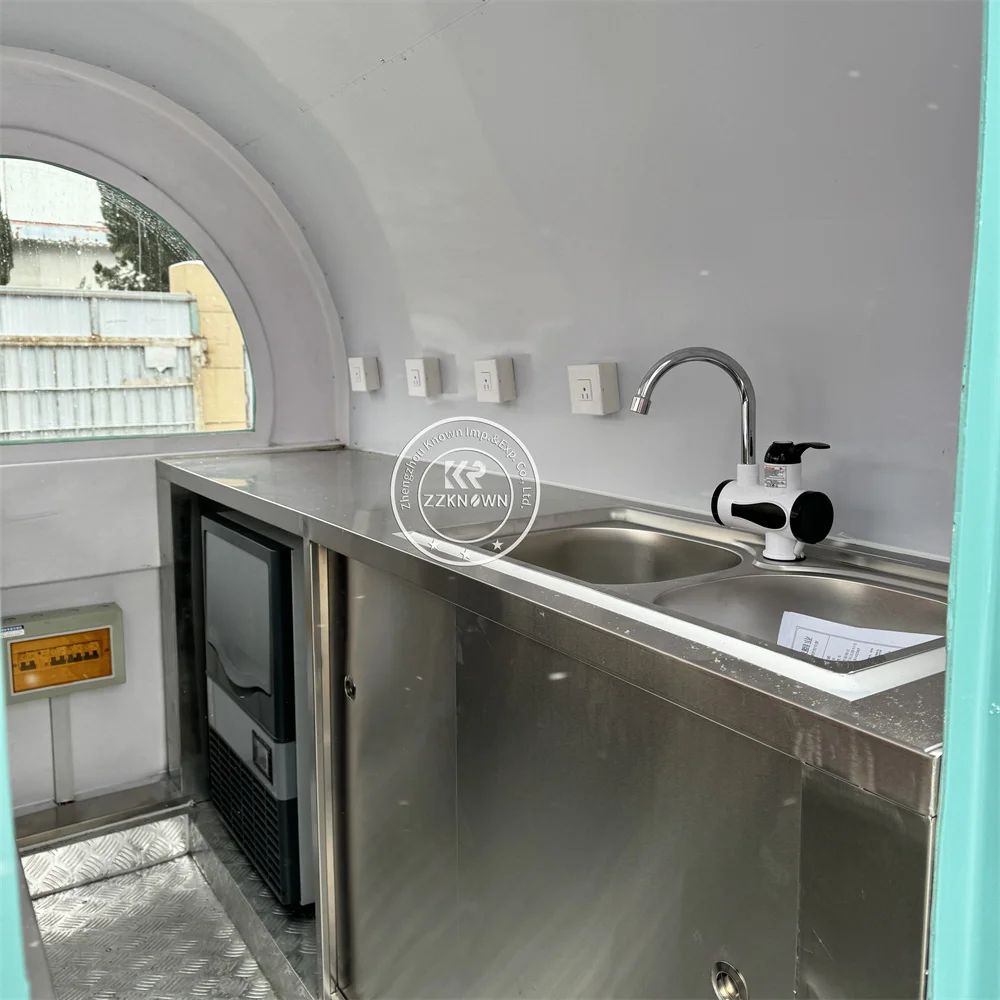 Commercial Food Truck Mobile Sushi Noodle Coffee Trailer Professional Custom Mobile Food Trailer With Full Equipment