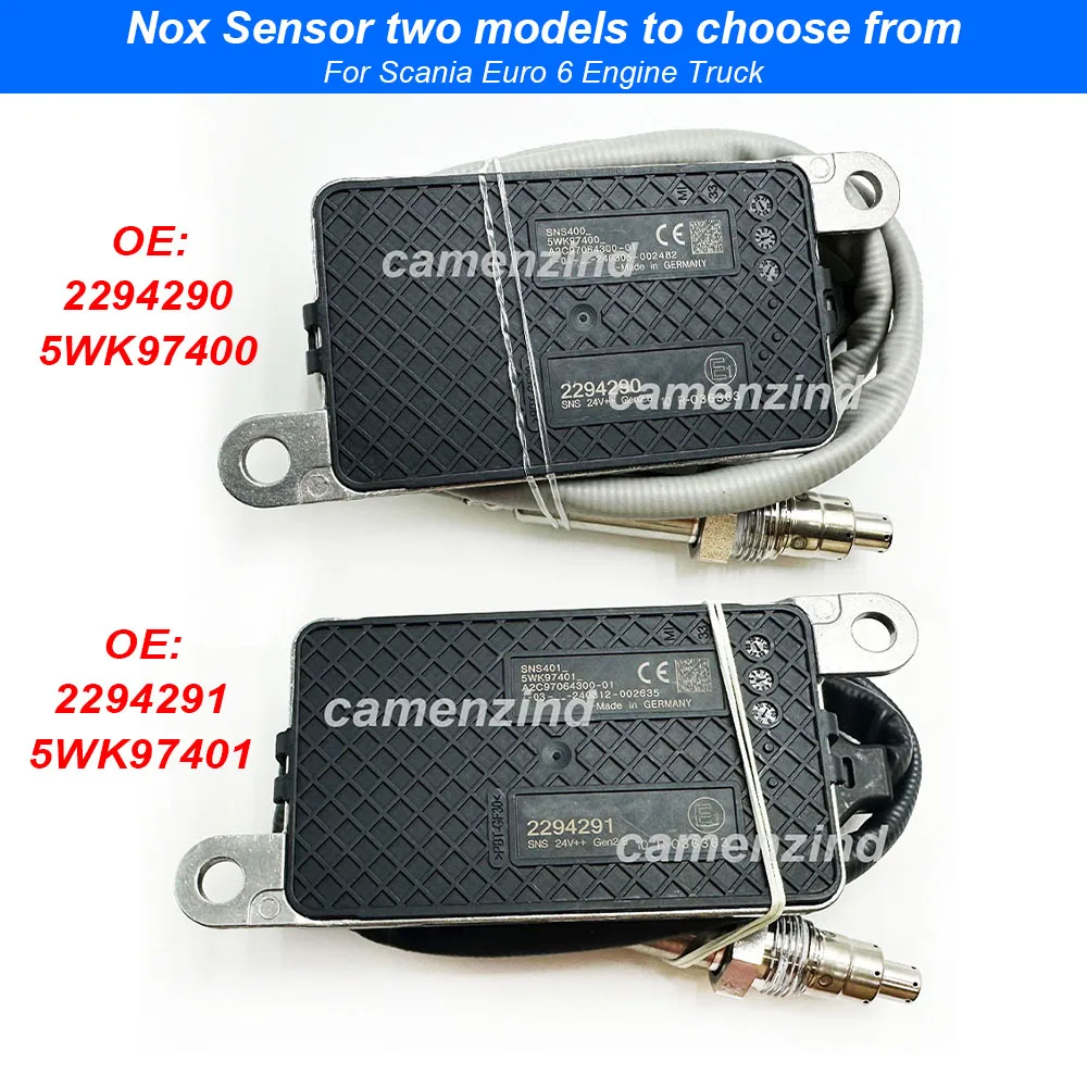 

2294290 5WK97400 2064768 2247380 2296800 Nitrogen Oxide Sensor 5WK97401 2294291 2064769 2247381 2296801 For Scania Euro 6 Truck