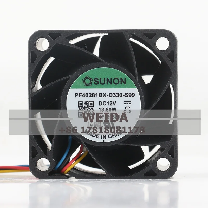 

Case fan SUNON PF40281BX-D330-S99 4028 DC12V 13.8W 1.15A PWM fan 40 x 40 x 28MM