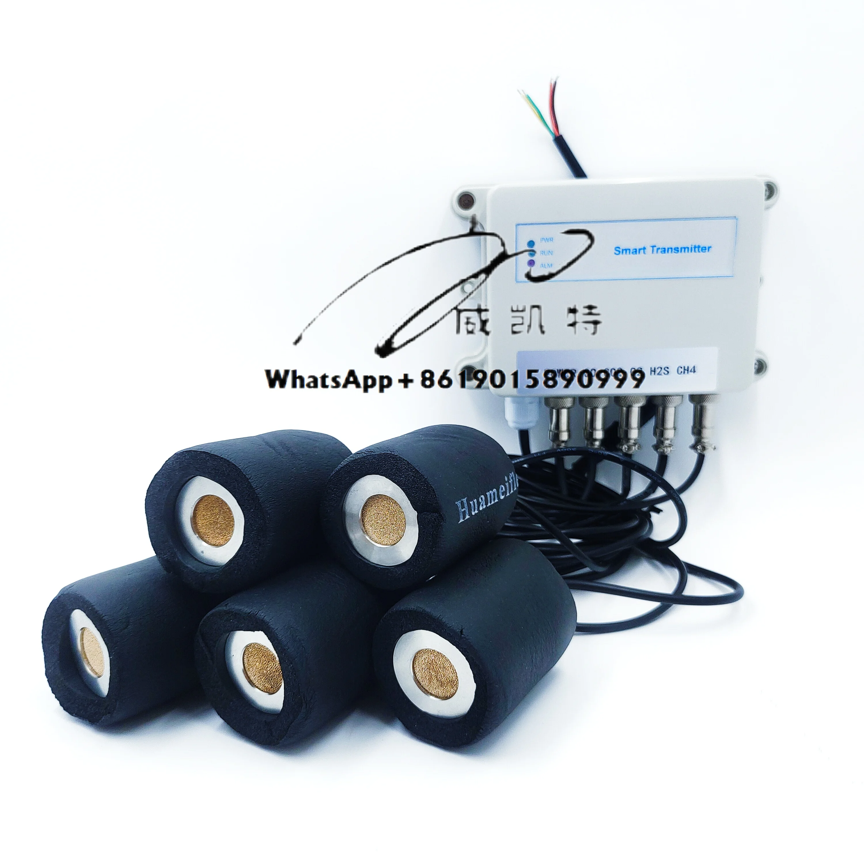 CE LORA LORAWAN GPRS 4G WIFI RAS485 Modul Detektor Gas Baja Tahan Karat Terpasang Di Dinding Nh3