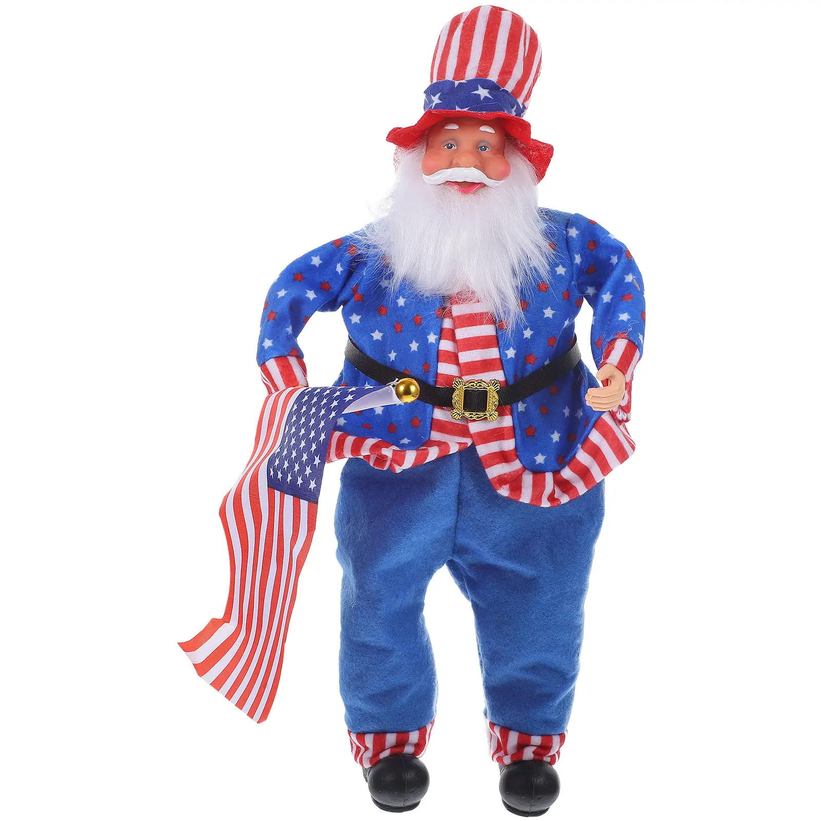 

Independence Day Uncle Ornament Patriotic Uncle Decor Creative 4Th of July Scene Decoration Party Gift Mountain Sam Souvenir