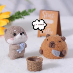 Poking And Prodding Wool Felt DIY Material Kit Handmade Gifts Hanging Handmade Pass The Time Small Water Lazy Dolls