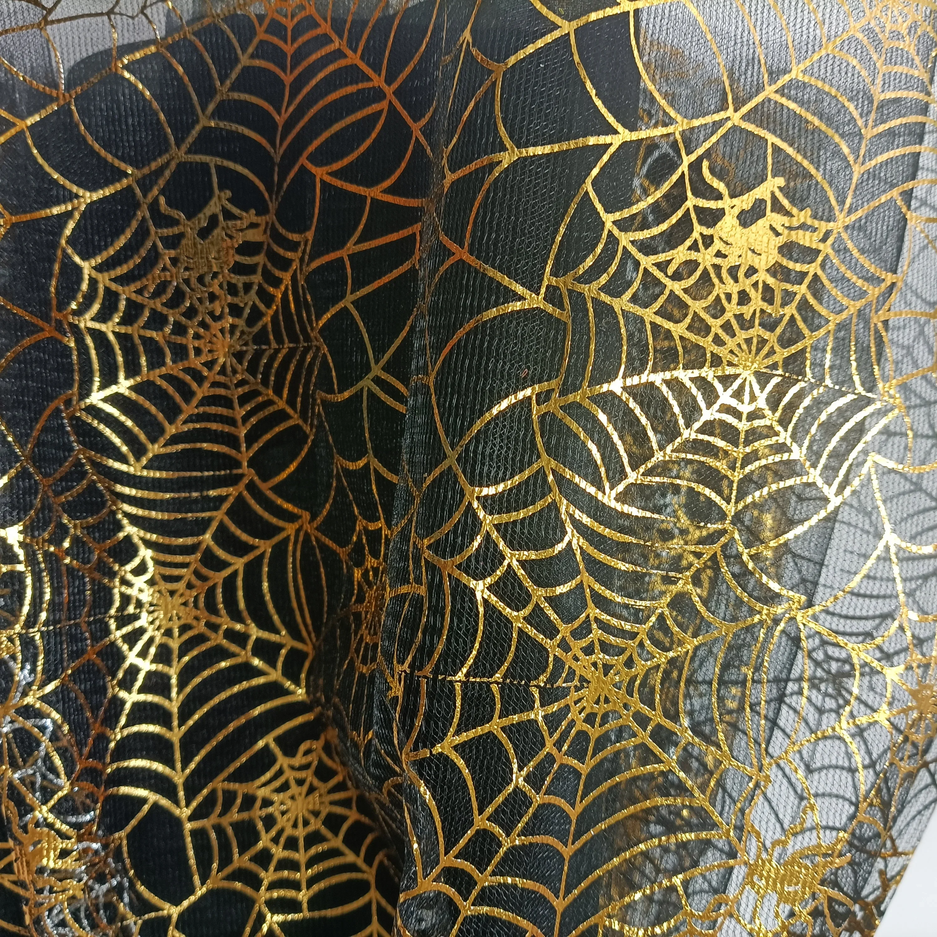 Halloween Spider Mesh Skirt Adult Stage Performance Skirt Length 40cm With lining for Halloween Dress-Up Designed for Women view 6