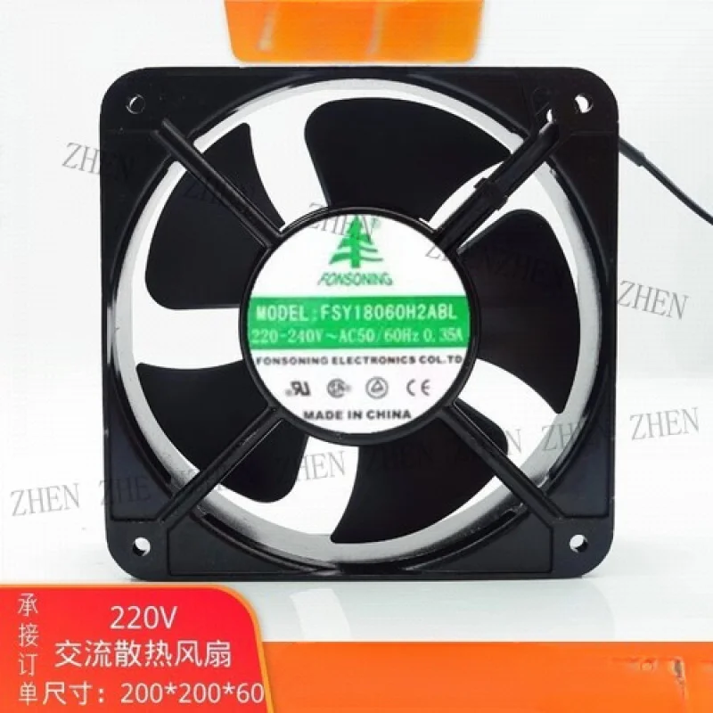 

Y ДЛЯ FONSONIN FSY18060H2ABL AC220/240V 0.35A Металлический охлаждающий вентилятор