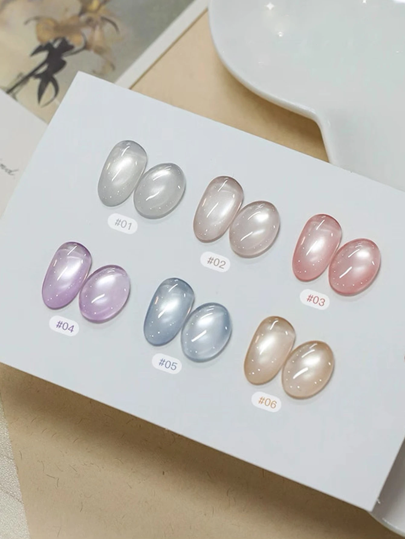 10pcs 15ml Autumn Nail Flash Sparkling Water Cat Eye Gel Nail Polish UV LED Curing Holiday Women's Gift Nail Art Daily Supplies