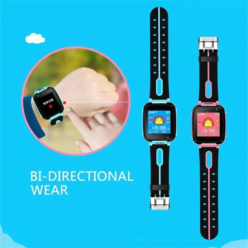 Bambini Smart Watch impermeabile Touch Screen videocamera Sim Card Call Phone S4 Smartwatch con localizzatore GPS leggero per IOS Android