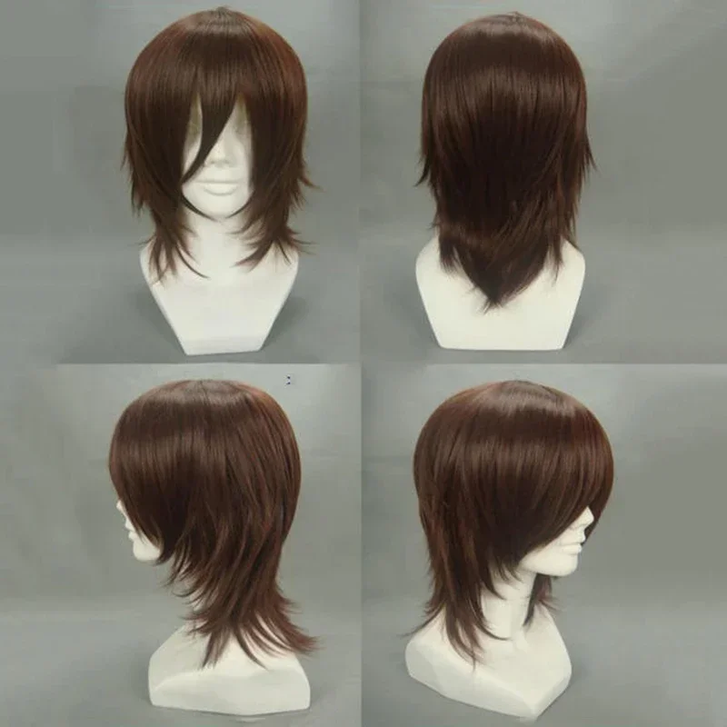 HAIRJOY Capelli sintetici Pandora Hearts Xerxes Break Parrucca cosplay viola chiaro E