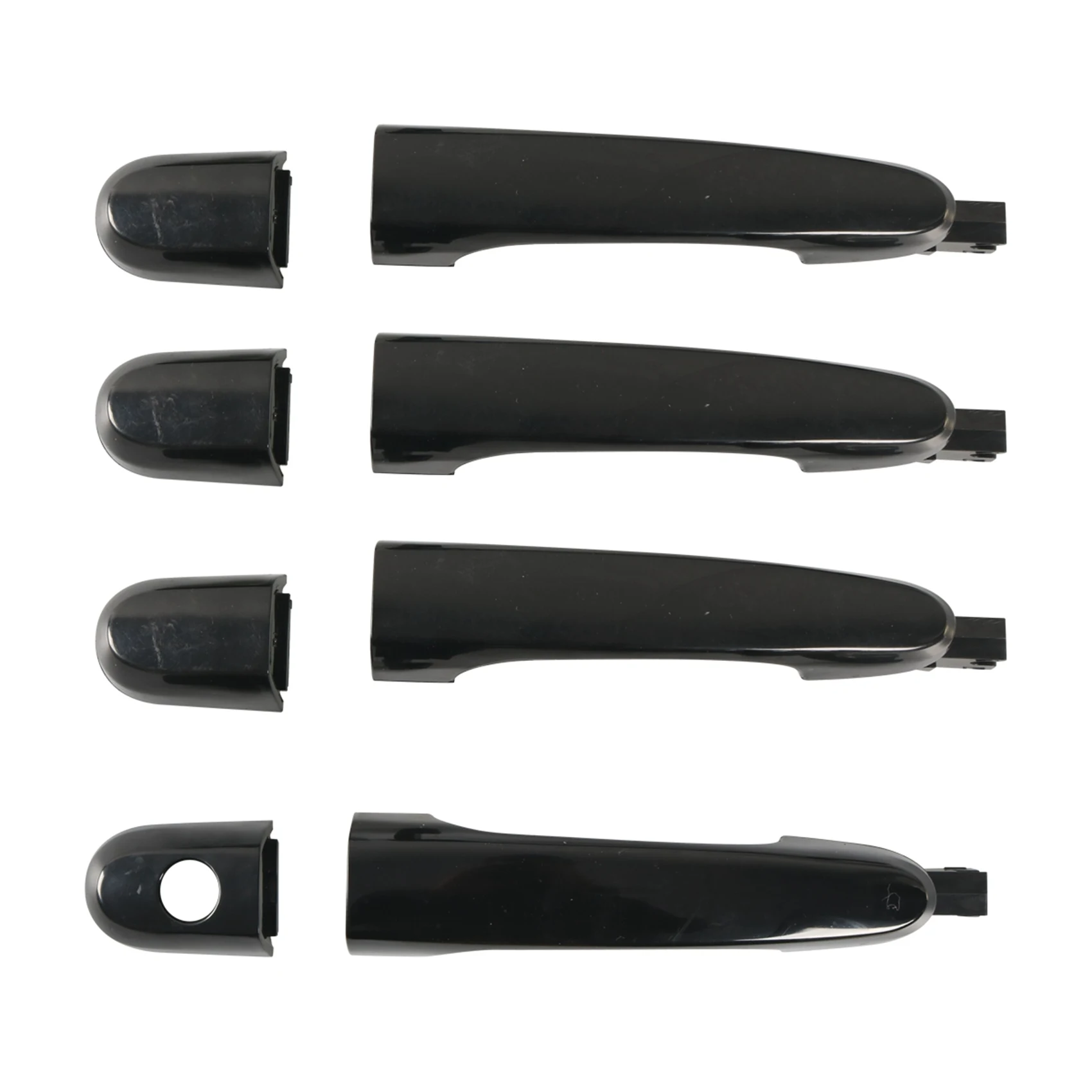 

1 Set of 4-Door Exterior Handle, Front and Rear, Left and Right, Suitable for Kia Sportage 2005-2010