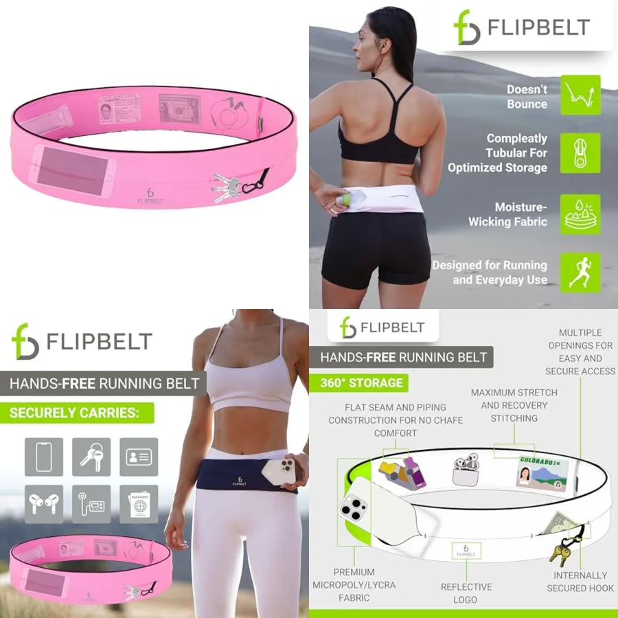 

Classic Running Belt, Running Fanny Pack for Women and Men, USA Company
