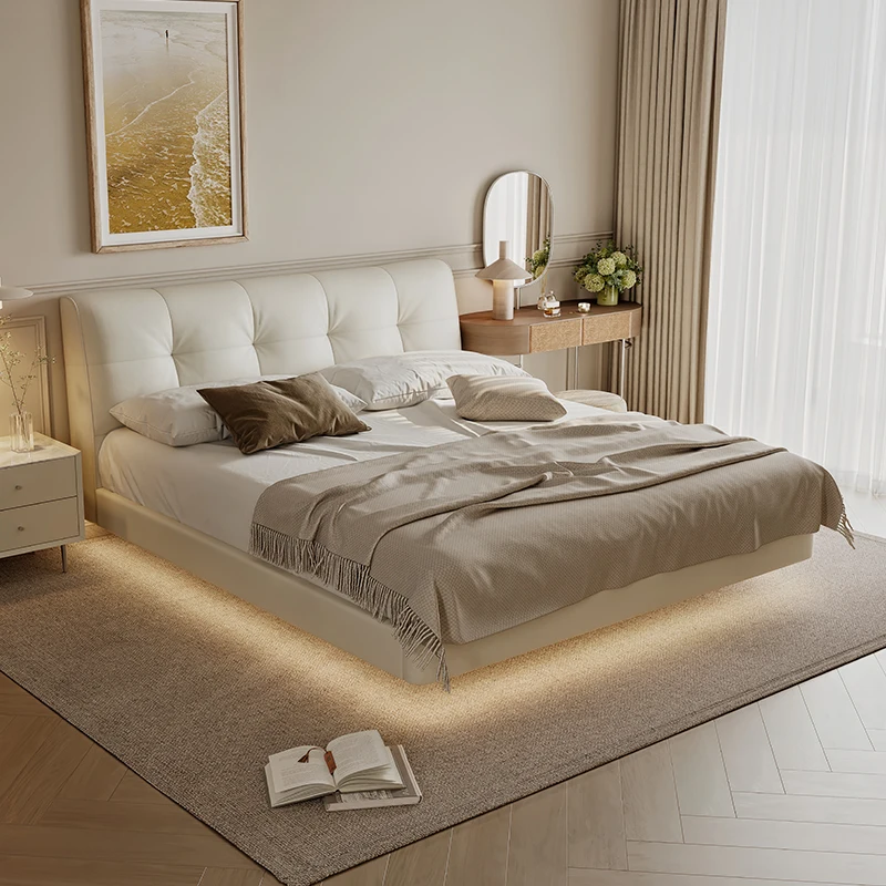 

Master Bedroom Soft Bed Fashionable Design Twin High Quality Design Bed Wedding Create Confortable Cama De Casal Home Furniture