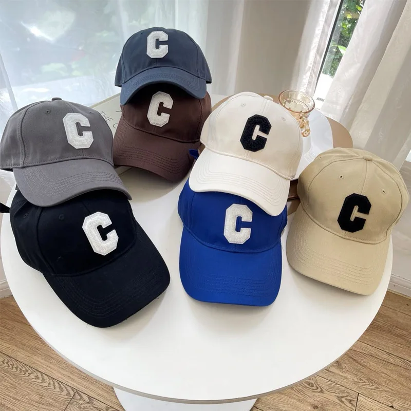 New Model C-letter Duck Tongue Cap Man's Outdoor Sports Baseball Hats Woman's Sun Shading And Sun Protection Versatile Caps