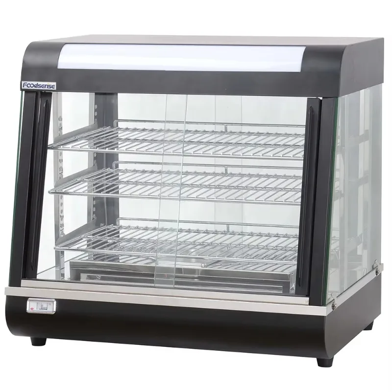 Commercial Insulated Stainless Steel Display Cabinet Full-glass Door Electric Food Warmer for Bakery Hotel Restaurant Supplies