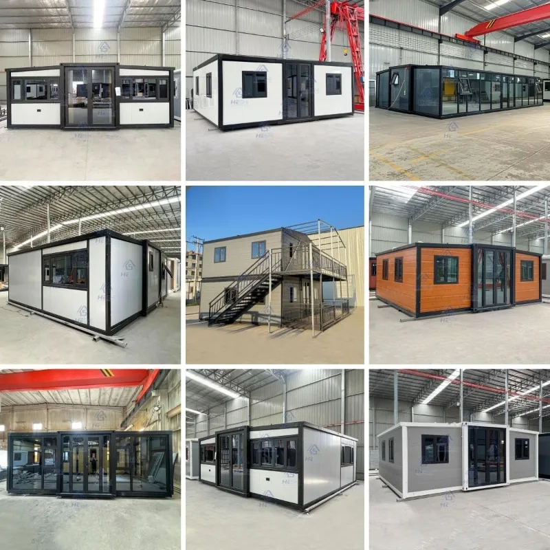 20FT Prefab Container Home, with Bedroom Bathroom Kitchen, Expandable Design