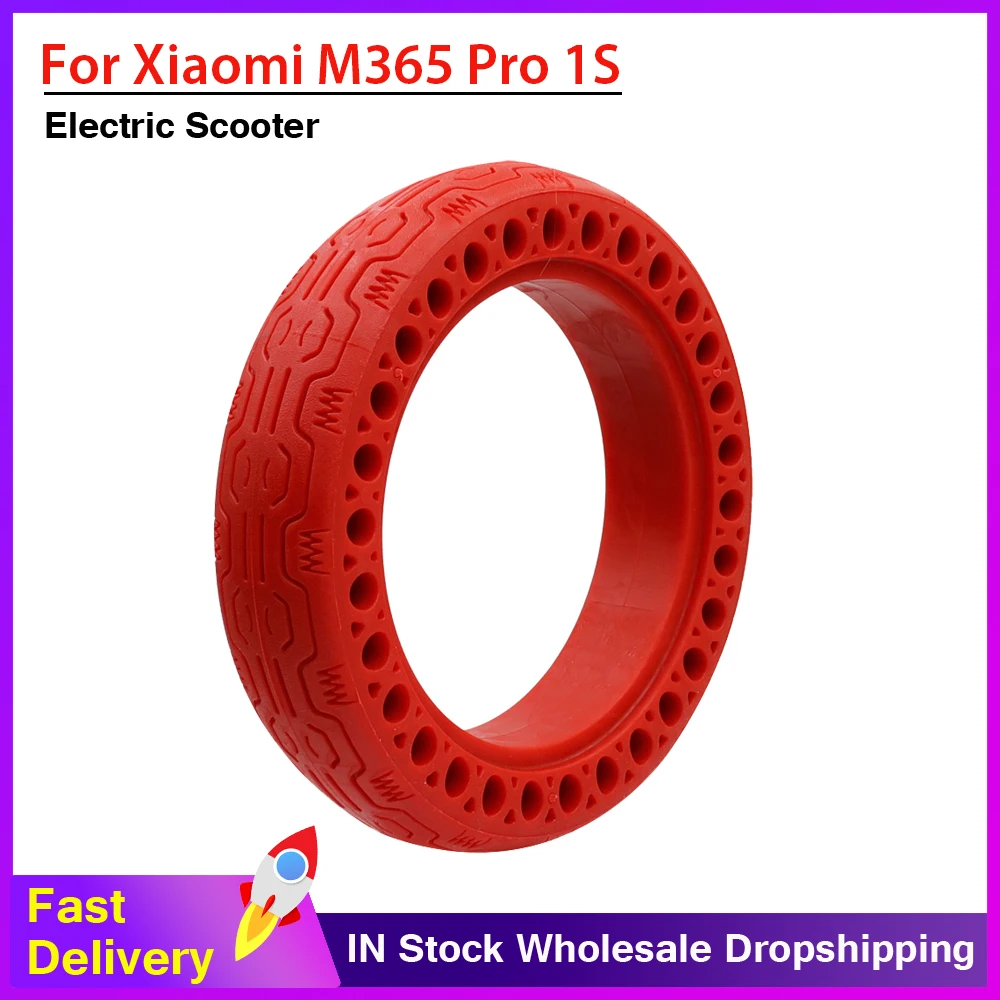 Durable Updated Soild Tyres For Xiaomi M365 Pro MI3 Pro2 Electric Scooter Anti-Explosion Tire Tubeless Hollow Solid Tyre Wheel