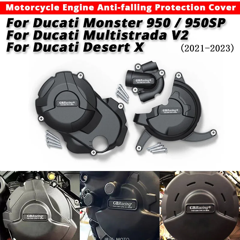

For DUCATI Monster950/950SP Multistrada V2 DesertX 2021-2023 Motorcycle Radiator Protection Cover slip on DUCATI Monster-950