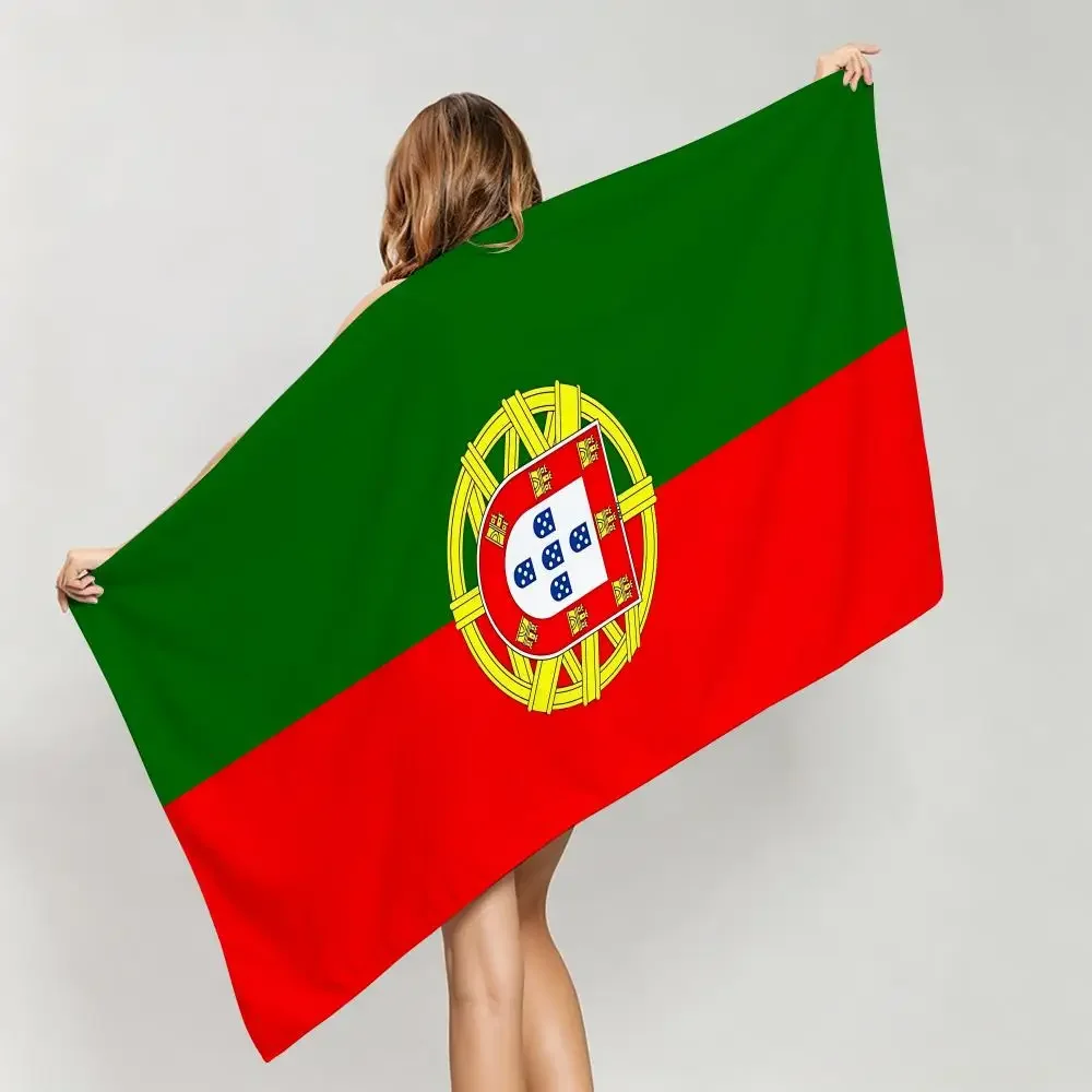 Custom Flag P-Portugal Towel Five-Star Hotel Quality Eco-Friendly Ultra Soft Thick Towels & Beach Towels
