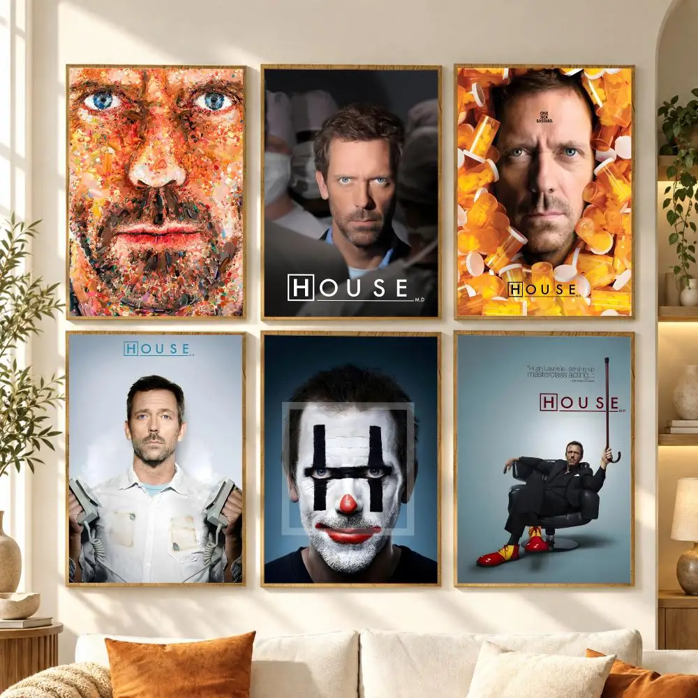 Sharp TV Classic H-House MD Movie Poster Premium Modern Waterproof Wall Art Pictures for Bedroom Living Room Bar Decor