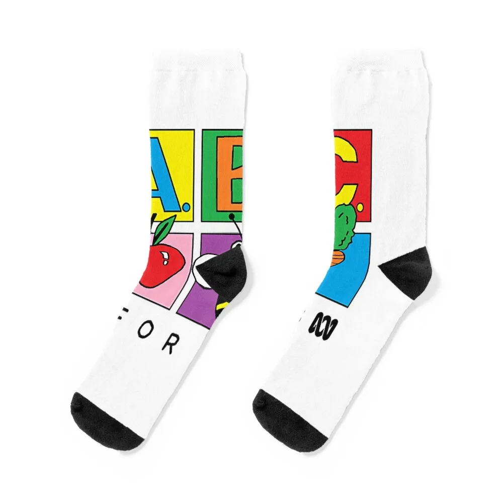 

ABC For Kids Logo Socks Heating sock anime floor winter thermal Socks For Girls Men's