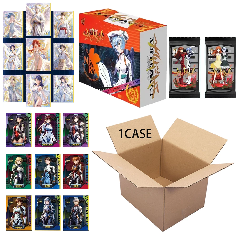 

Wholesale New EVA Neon Genesis Evangelion Cards Anime Karakter Asuka Ayanami Rei Mecha Game Anime Collection Card Kids Gift Toys