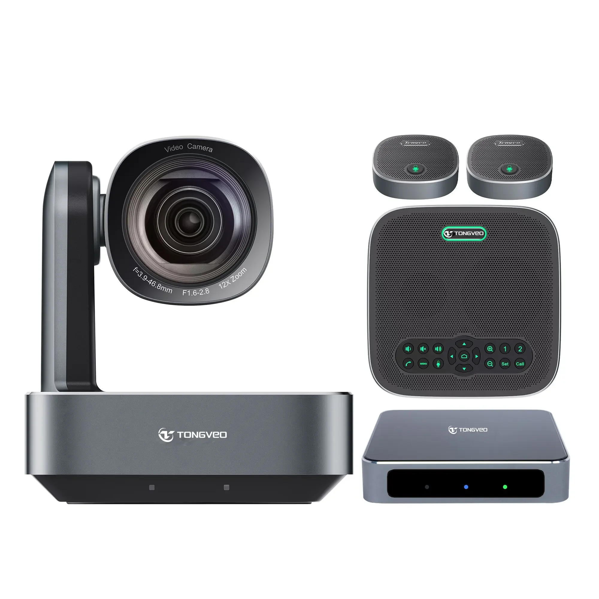 2026 4K Video and Audio Conferencing System HDM1/Blue-tooth 9 Meters Voice Pickup Radius for Medium-Large Rooms