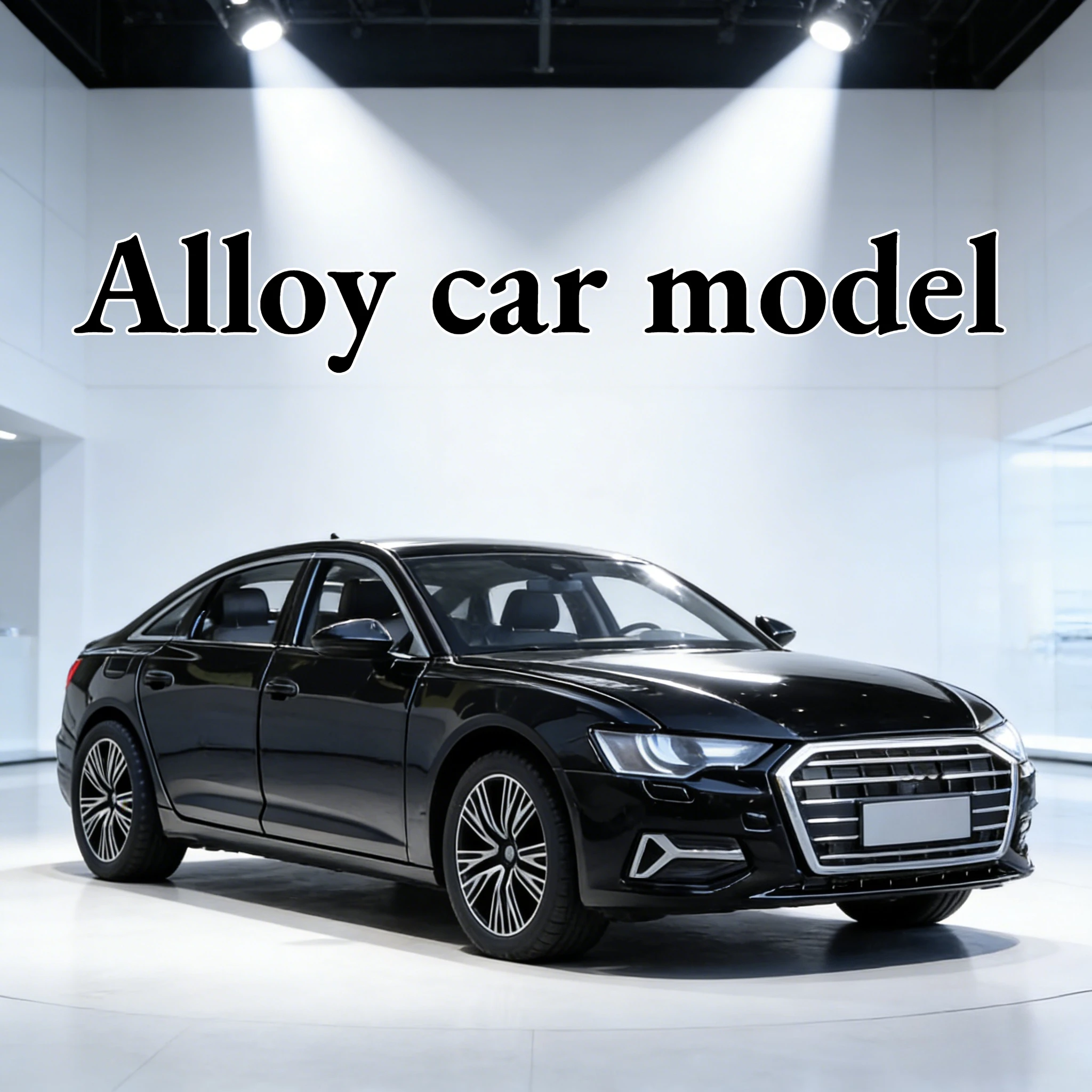 Model samochodu Audi A6 w skali 1:32, odlewany z metalu, miniaturowy, z dźwiękiem i światłem, napęd na sprężynę, zabawka dla dzieci, pojazd, prezent.