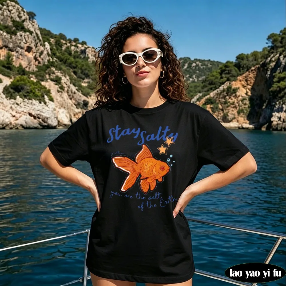 Stay Salty Shirt You Are The Salt of The Earth Tee Christian Inspirational Top Faith Summer Beach Religious Girls Trip T-shirt