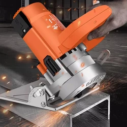 Multifunctional Household Woodworking Slotting Machine Handheld Electric Saw Suitable For Stone And Wood Stone Tile Cutting