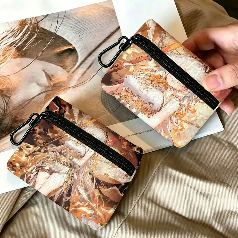 Cartoon Cinderella Wear-resistant Oxford Cloth Coin Purse Portable Backpack Hanging Card Storage Bag view 6