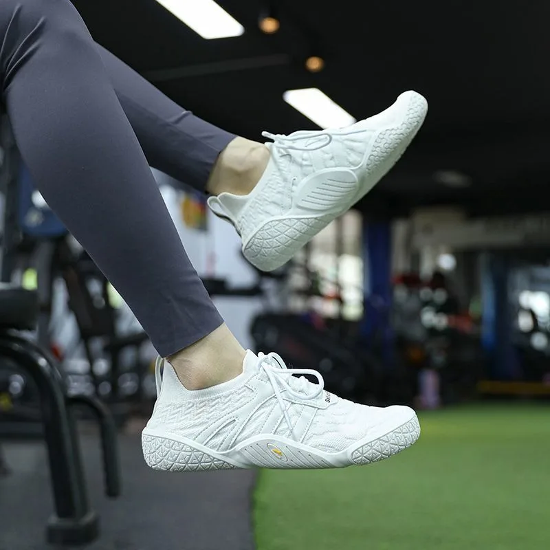 Original Brand Comfortable Wide Footed Barefoot Fitness Shoe Unisex Indoor Squat Hard Pull Shoe Light Breath Weight Lifting Shoe