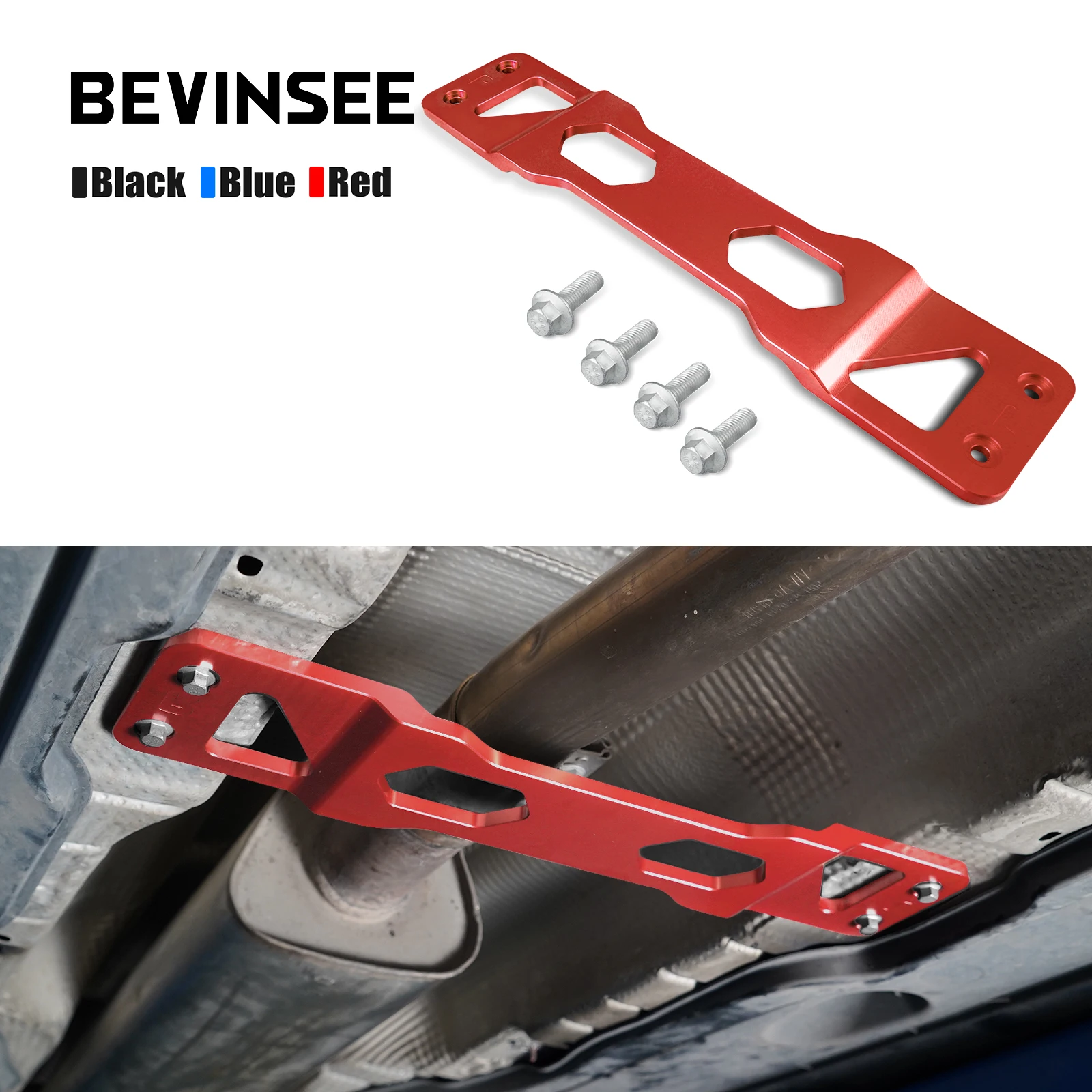 

BEVINSEE Centre Tunnel Brace for VW Golf 7 for golf 8 for Passat B8 for Audi A3 S3 for SEAT Leon 5F for Skoda for FWD MQB Models