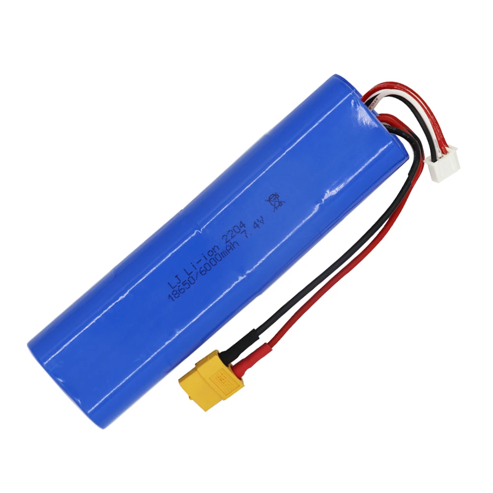 Akumulator Lipo o dużej pojemności 7,4 V 5600 mAh 18650 do czołgu RC henglong 3818 3819 3838 3839 3848 3858 3868 3878 itp. 1/16