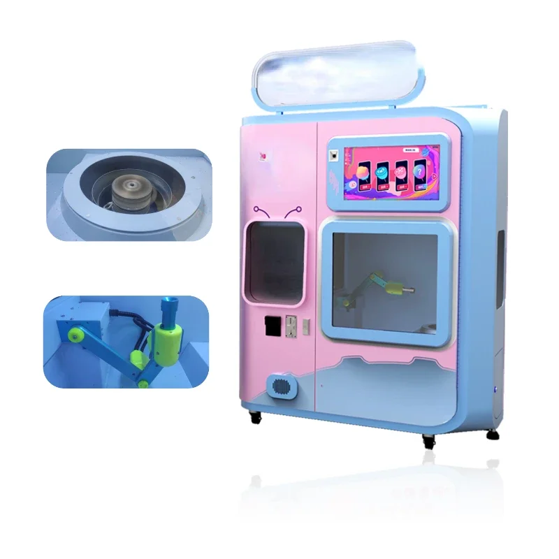 Direct card payment cotton candy vending machine is durable