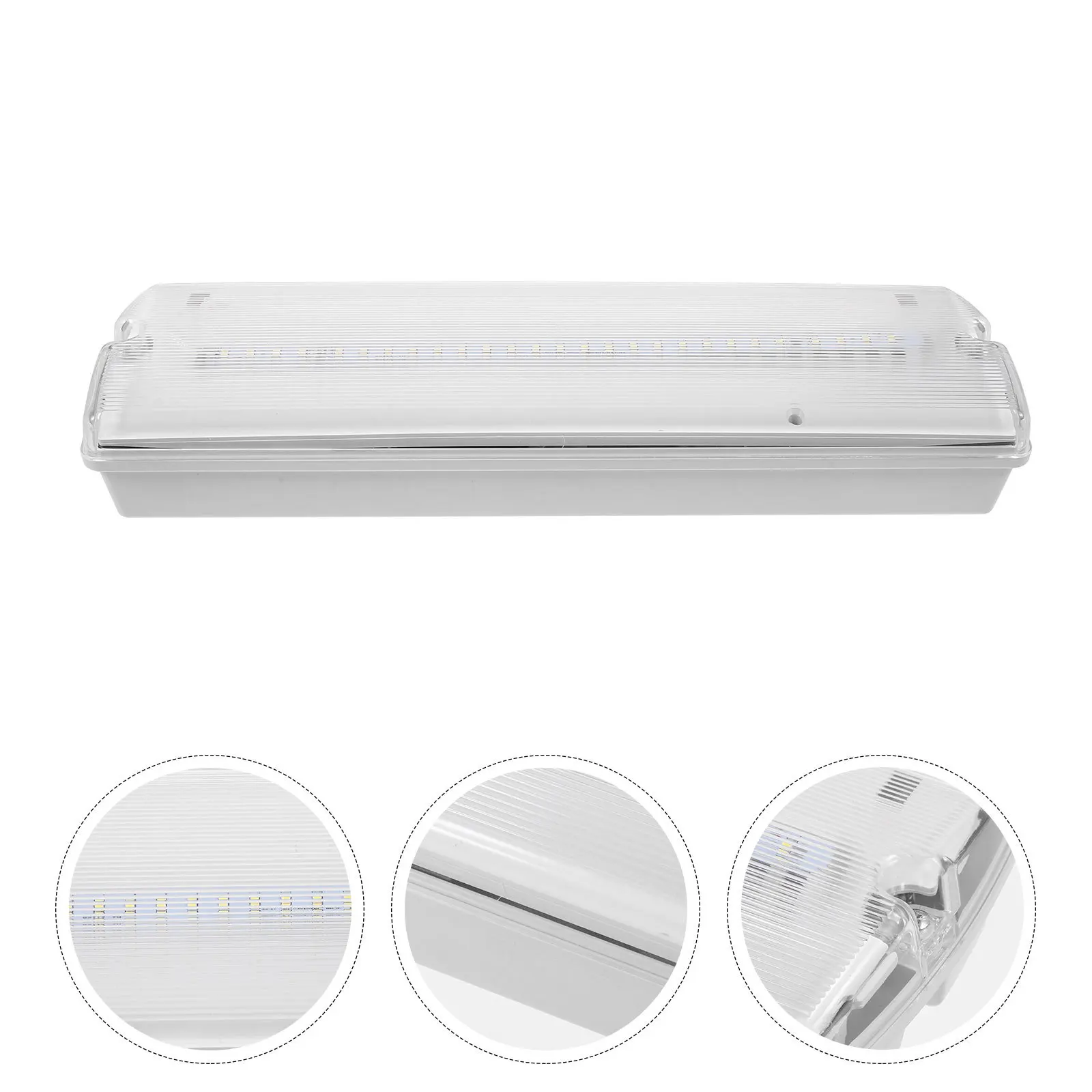 ضوء الطوارئ Led مؤشر الخروج البلاستيك مصباح السلامة للأماكن العامة الأعمال سوبر ماركت جدار جبل علامة خروج الإضاءة #6