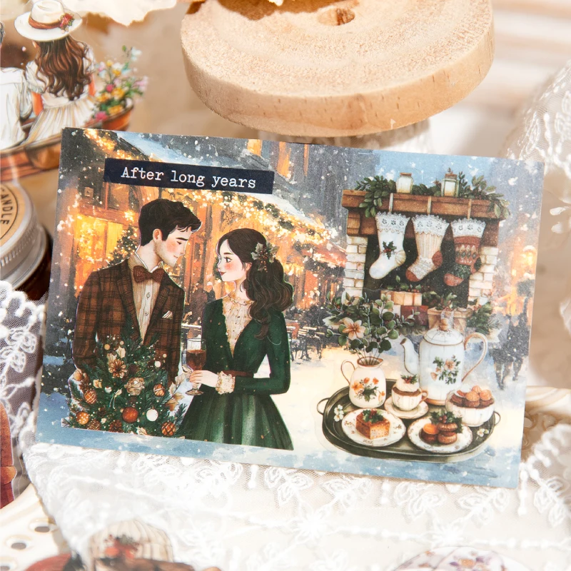 Pack d'autocollants pour amoureux intimes en PET, 30 pièces, décoration de fond pour Scrapbook, enveloppe d'album, papeterie de marquage pour journal intime, DIY bricolage