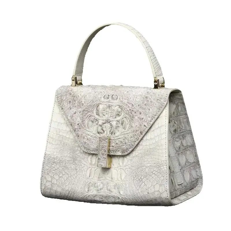 

2025 Natural crocodile skin women's handbag, shoulder bag PDD006