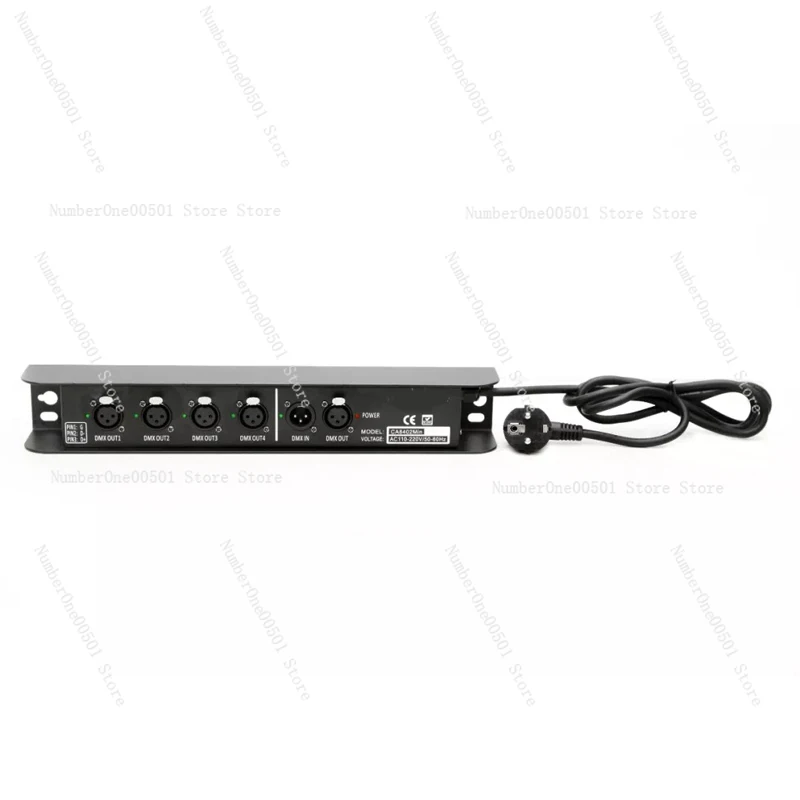 Mini DMX4 Signal Amplifier Stage Light Strip Amplifier Suspendable beam of light