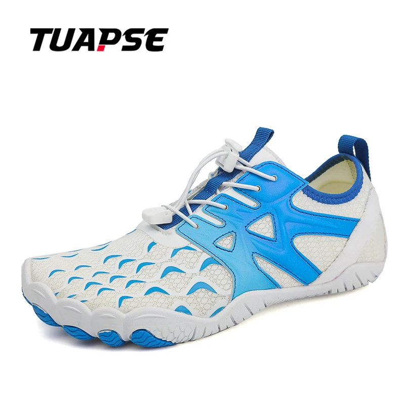 

TUAPSE Quality Trail Running Barefoot Shoes Wide Toe Quick-drying Breathable Soft Swimming Yoga Anti-Collision Men Sneakers