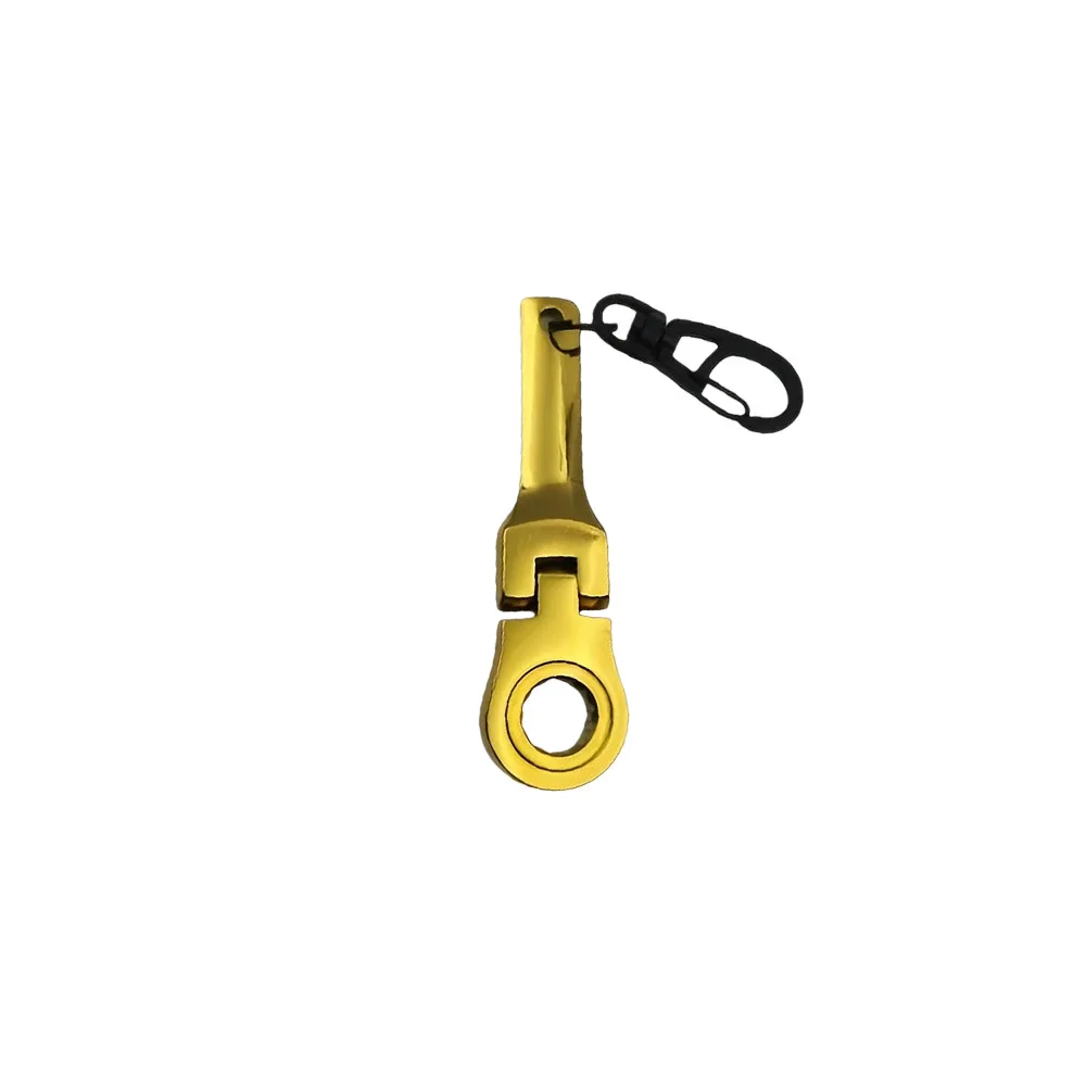 10mm 90-Tooth Ratchet Wrench Car Keychain,Stubby Ratchet Socket Wrench Key Ring