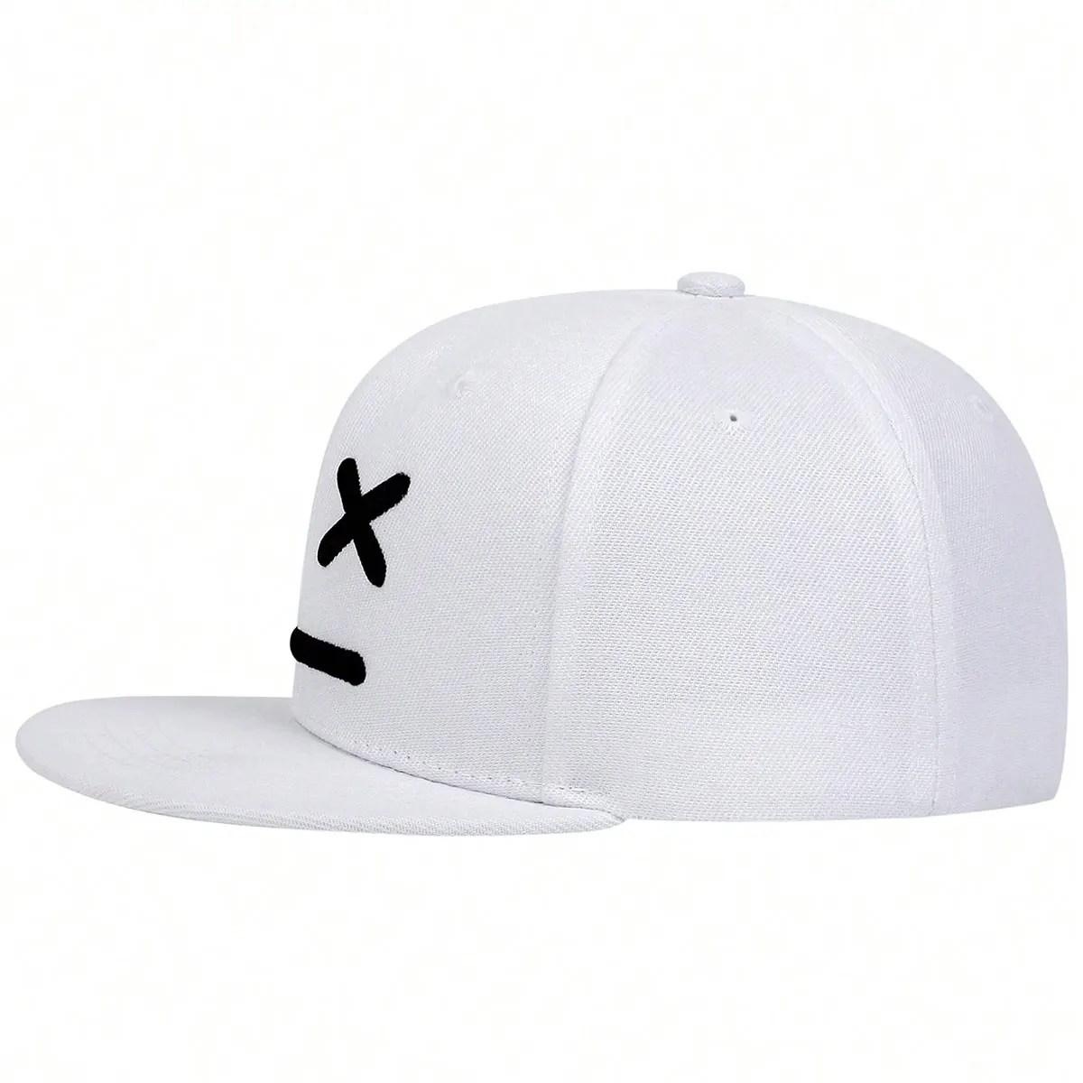 Unisex XX Smiling Face Embroidery Hip-hop Hats Spring Autumn Adjustable Casual Snapback Baseball Caps Sunscreen Hat Sports Cap