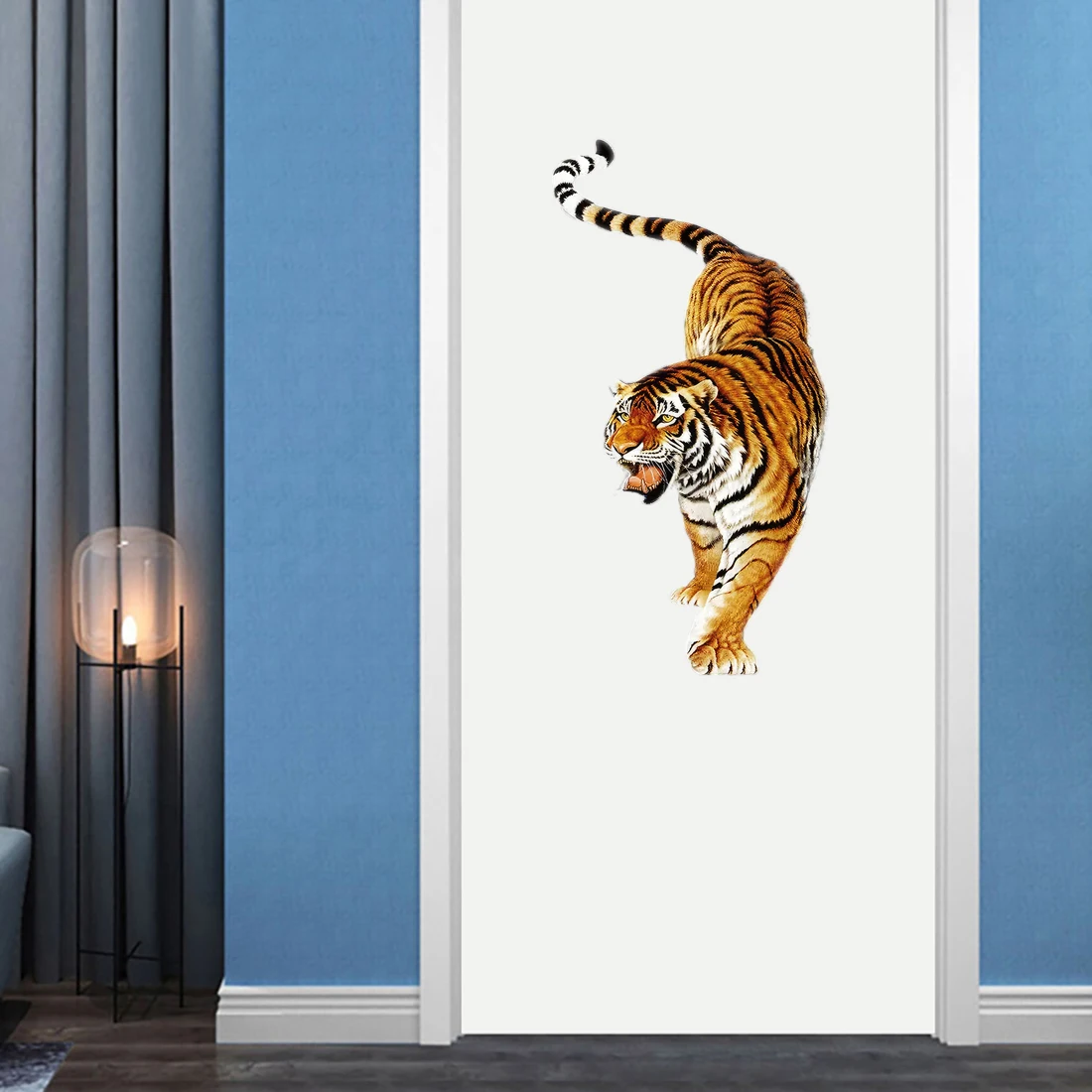 Three Ratels QD150  Leopard  Personalized waterproof car stickers  computer decals art wall stickers