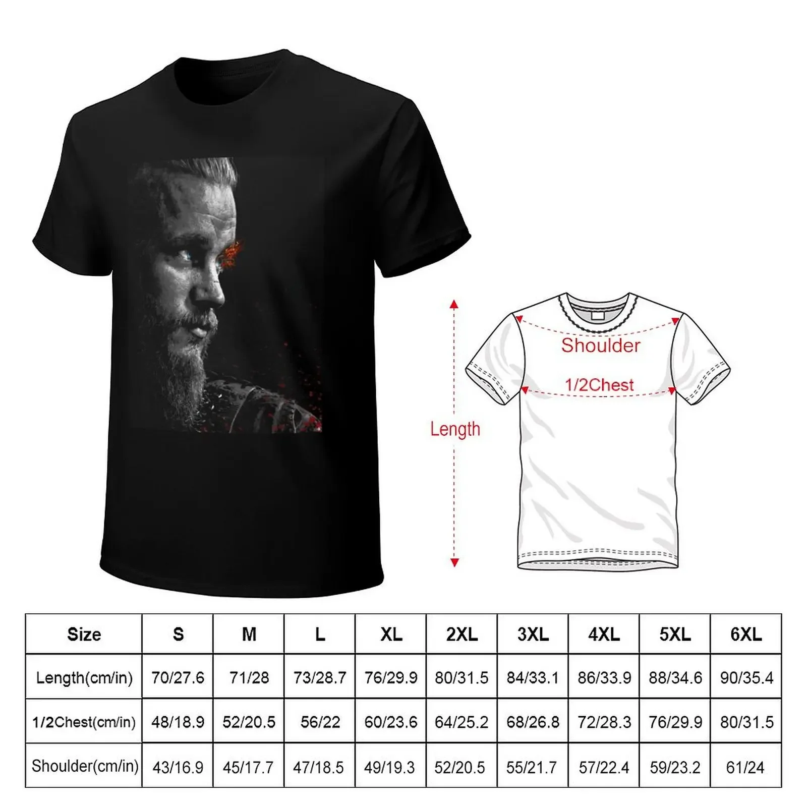 Ragnar Lothbrok Classic art T-Shirt plus sizes plus size clothes hippie clothes summer clothes tshirts for men