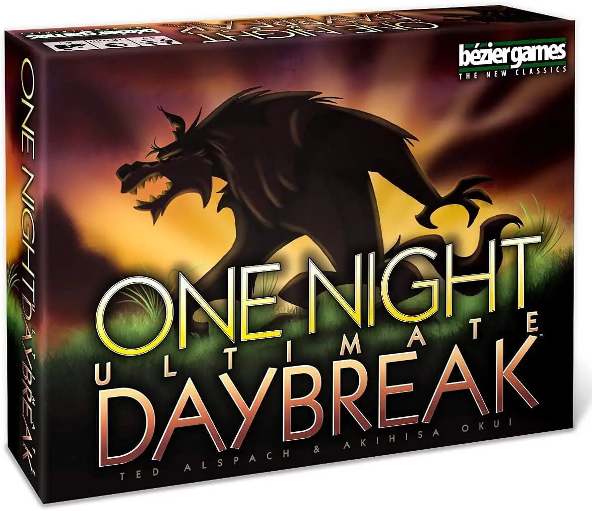 English board game toy One Night Ultimate Werewolf card games party games 2-8 friends playing card board games