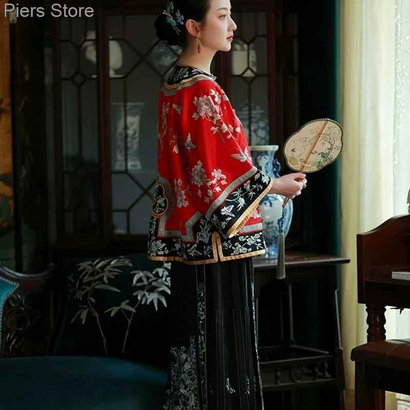 Chinese Traditional Hanfu Costume Woman Ancient Han Dynasty Dress Oriental Princess Dress Lady Elegance Tang Dynasty Dance Wear