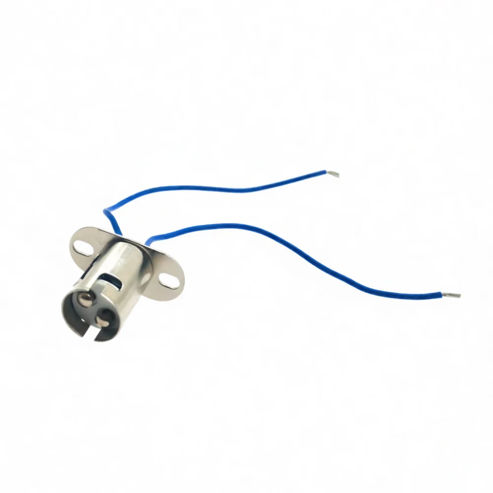 1157 BA15D Car Tail Light Socket Holder Brake Signal Lamp Base Connector Adapter Wiring Harness Assembly Iron Mount Fixture