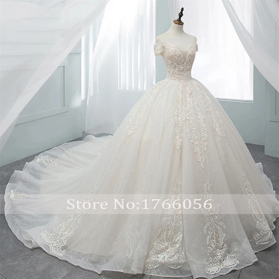 Gaun pengantin leher Sweetheart seksi applique tanpa lengan Tulle belahan tinggi gaun pengantin A-line 2024 Court Train gaun pengantin Vestido De Noiva