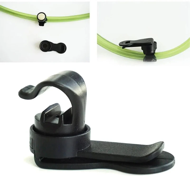 Bicycle Outdoor Cycling Water Bag Straw Automatic Locking Clip Magnetic Buckle Water Pipe Clip