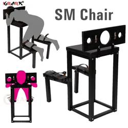 Sex Furniture Love Chair Erotic Sofa SM Sex Machine BDSM Bondage Gear Restraint Neck Collar Ankle Handcuffs Sex Toys for Couples